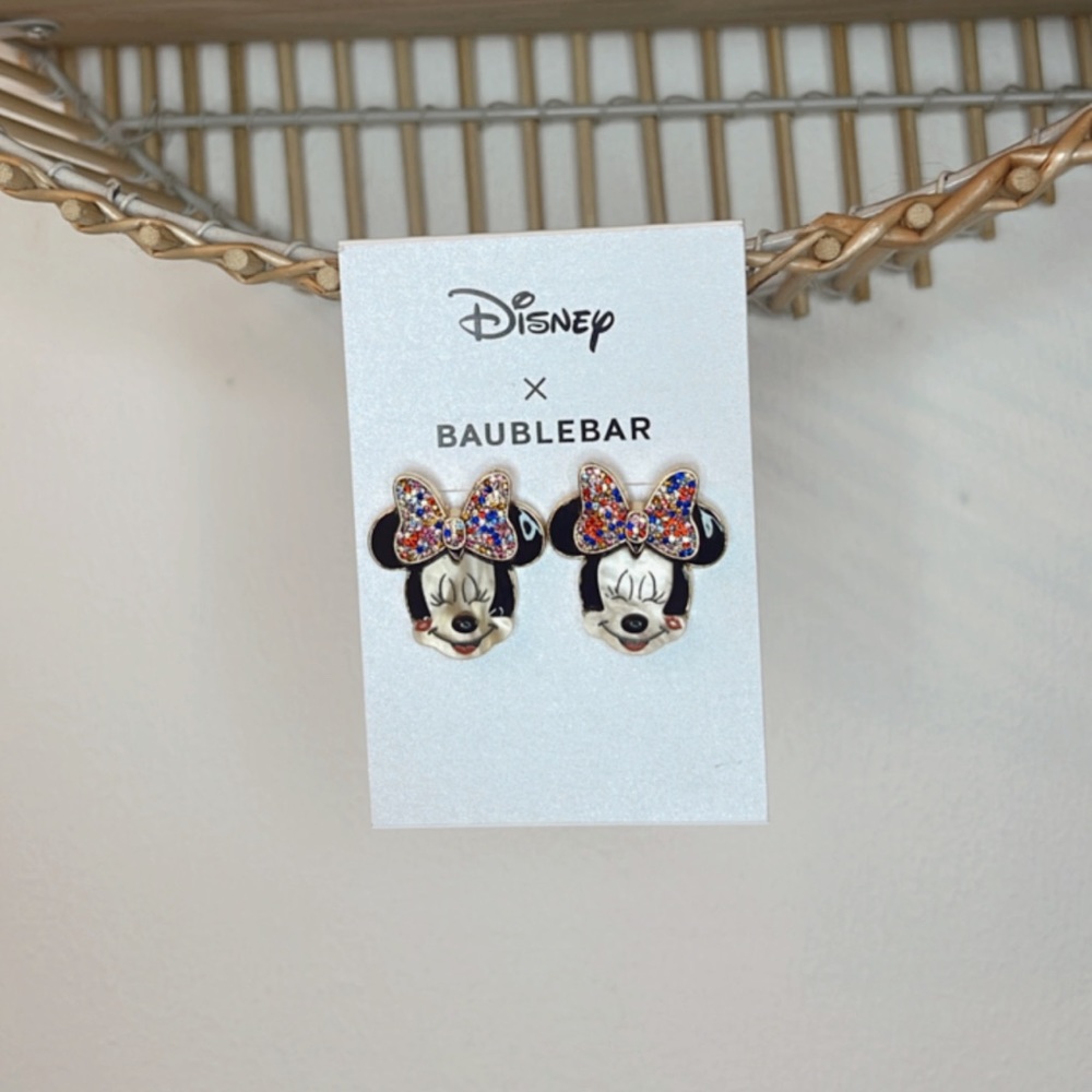 New Disney X Baublebar Minnie Mouse earrings